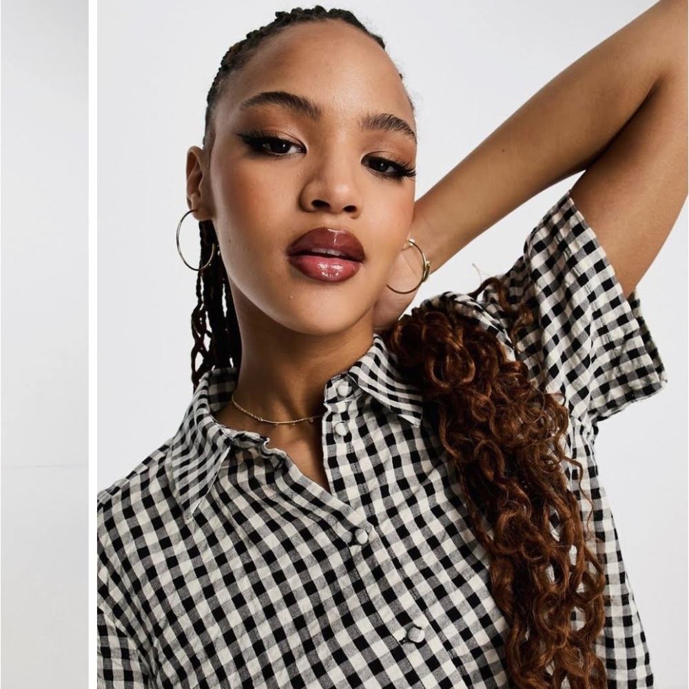 ✨monki gingham button up ✨